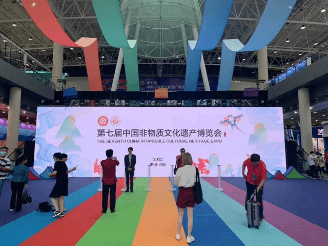 第七届中国非物质文化遗产博览会       —赵李桥砖茶“茗香齐鲁，茶和天下”